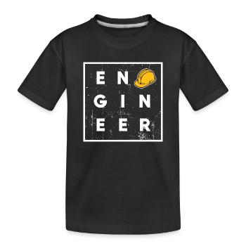 Travailleur Emploi Profession Carrière Travailleur de la construction Succès - T-shirt bio Premium Enfant - noir - Devant