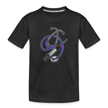Médecin Emploi Profession Superviseur de carrière Travail - T-shirt bio Premium Enfant - noir - Devant