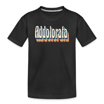 Notre Dame des Douleurs t-shirt vintage rétro cadeau t-shirt - T-shirt bio Premium Enfant - noir - Devant