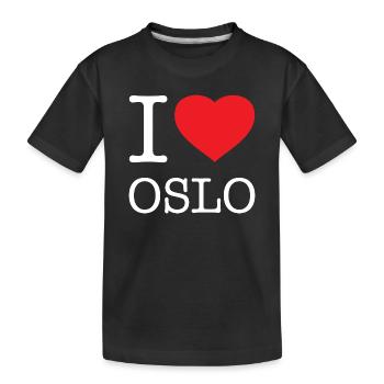 J’AIME OSLO - T-shirt bio Premium Enfant - noir - Devant