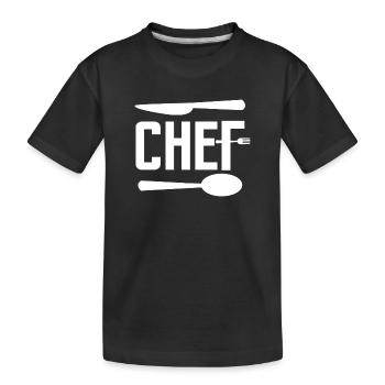 Karriere Chef Erfolg Arbeiter Vorgesetzter Job - Kinder Premium Bio T-Shirt - Schwarz - Vorne