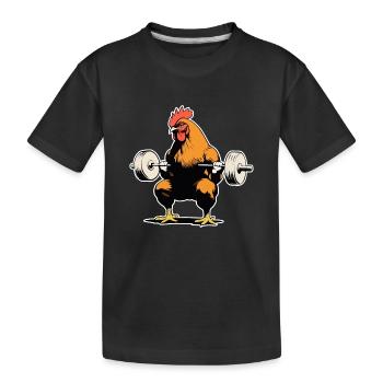 Bodybuilder Fitness - T-shirt bio Premium Enfant - noir - Devant