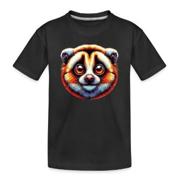 Lori Lento Loris Lent - T-shirt bio Premium Enfant - noir - Devant