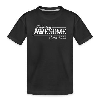 Légendaire et génial depuis 2006 - T-shirt bio Premium Enfant - noir - Devant