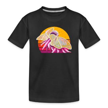 Couple de papillons - Sonja Ariel von Staden - T-shirt bio Premium Enfant - noir - Devant
