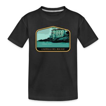 Château de Boccale : Charme toscan côtier - T-shirt bio Premium Enfant - noir - Devant