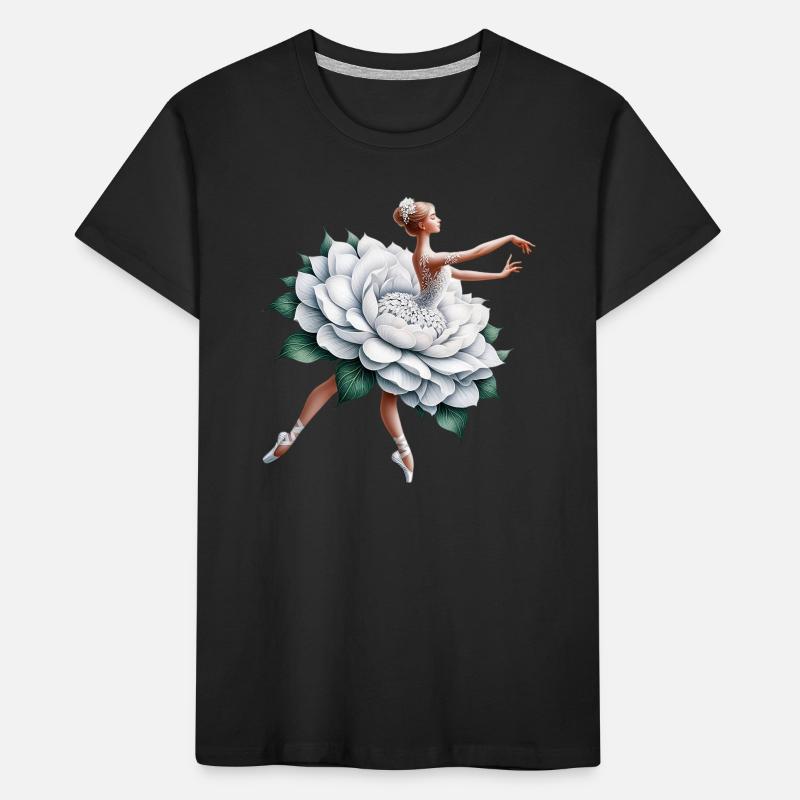 Danseuse de ballet avec tutu T-shirt bio Premium Enfant