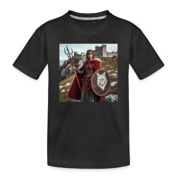 Guerrier viking - T-shirt bio Premium Enfant - noir - Devant
