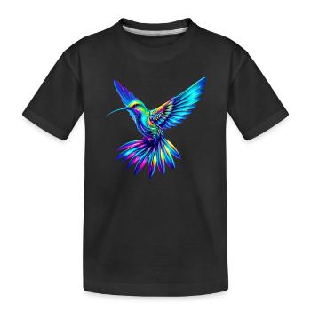 Colibri - T-shirt bio Premium Enfant - noir - Devant