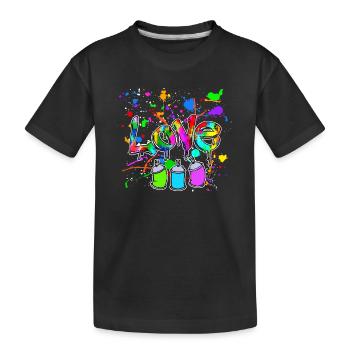 Wildstyle Graffiti Spray Can Sprayer Street Art - Kids' Premium Organic T-Shirt - black - Front