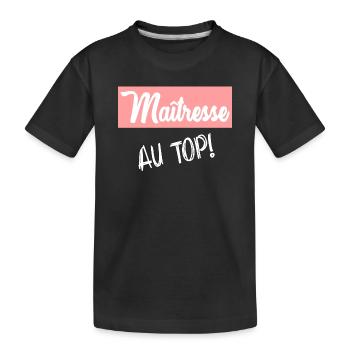 GELIEBTE. VIELEN DANK. DANKE, HERRIN - Kinder Premium Bio T-Shirt - Schwarz - Vorne