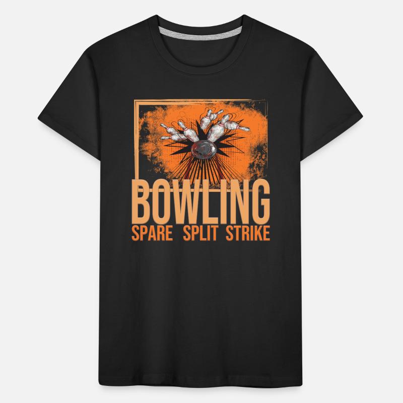 Bowling - Spare - Split - Strike Kinder Premium Bio T-Shirt