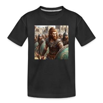 Keltiberer verteidigen Numancia - Kinder Premium Bio T-Shirt - Schwarz - Vorne