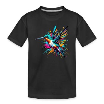 Colibri - T-shirt bio Premium Enfant - noir - Devant