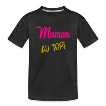 MAMAN - T-shirt bio Premium Enfant - noir - Devant