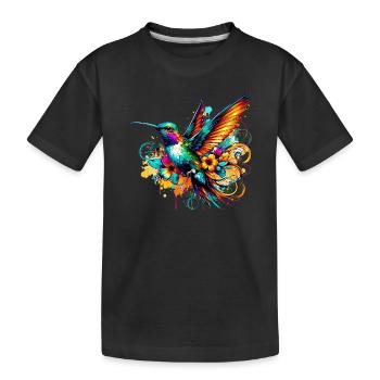 Colibri - T-shirt bio Premium Enfant - noir - Devant