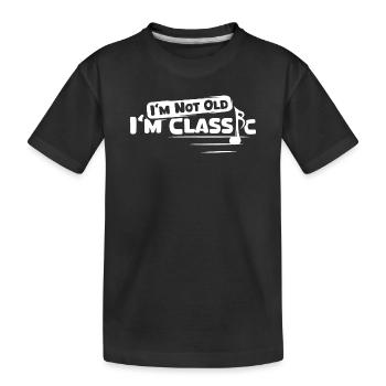 klassische Musik lustige Sprüche Musiker Orchester - Kinder Premium Bio T-Shirt - Schwarz - Vorne