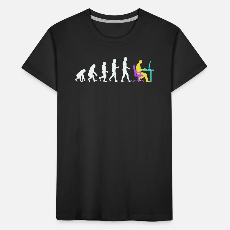 Developer Evolution Computergeek Open Source Kids' Premium Organic T-Shirt