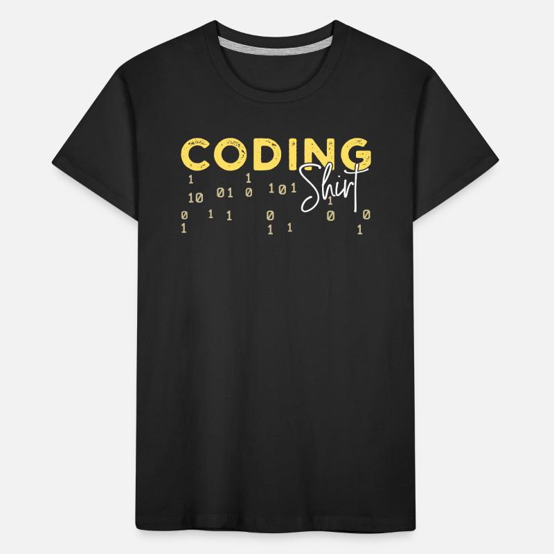 Coden Statement Développeur Programmeur Scripting T-shirt bio Premium Enfant
