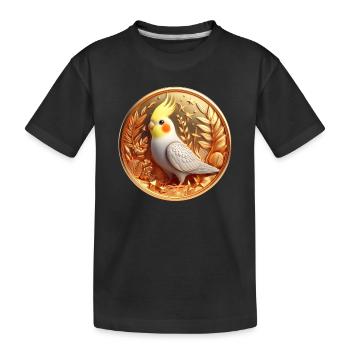 Médaille (01) - T-shirt bio Premium Enfant - noir - Devant