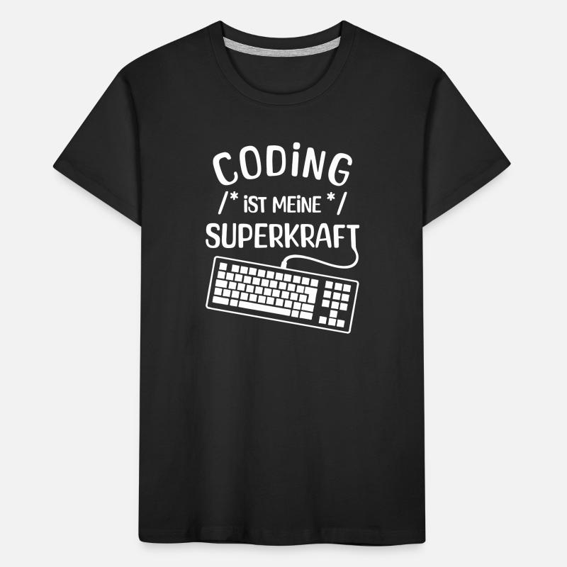 Code Skripting Statement Computerfreak Developer Kinder Premium Bio T-Shirt