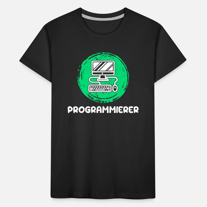 Computerfreak Skripting Developer Programmierer Kinder Premium Bio T-Shirt