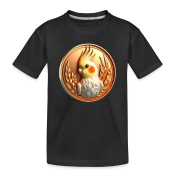 Médaille (05) - T-shirt bio Premium Enfant - noir - Devant