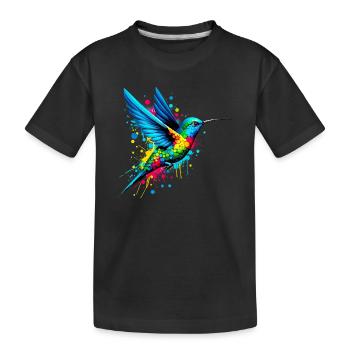 Colibri - T-shirt bio Premium Enfant - noir - Devant