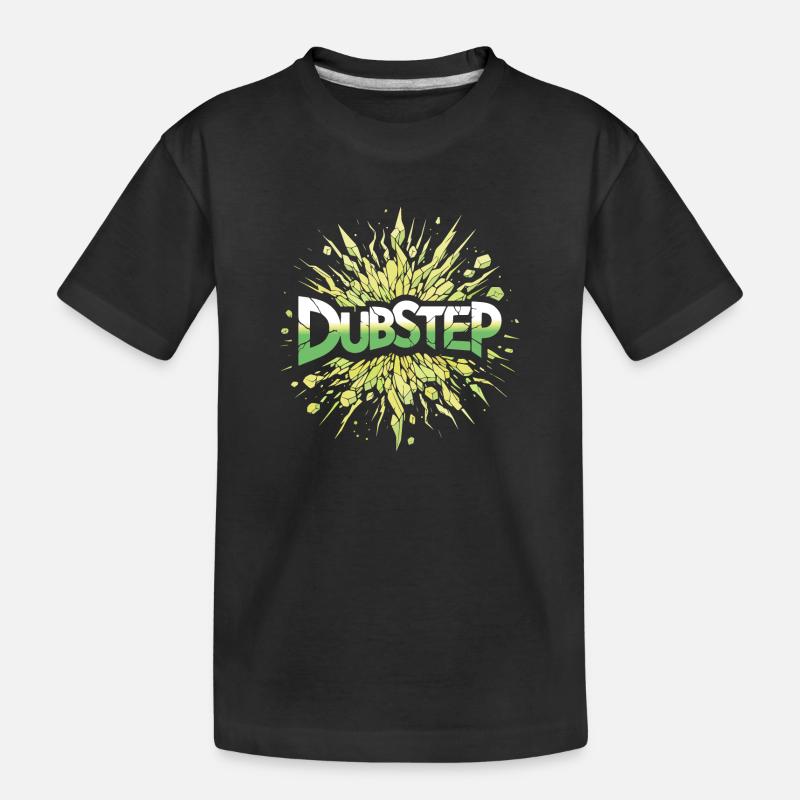 Dubstep-Explosion - Kinder Premium Bio T-Shirt - Schwarz