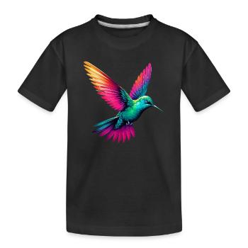 Colibri - T-shirt bio Premium Enfant - noir - Devant