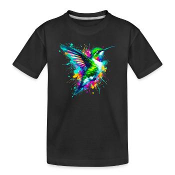 Colibri - T-shirt bio Premium Enfant - noir - Devant