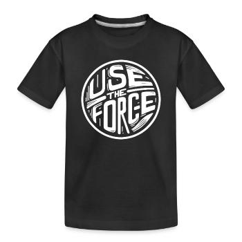 Utilisez la force 2 (sombre) - T-shirt bio Premium Enfant - noir - Devant
