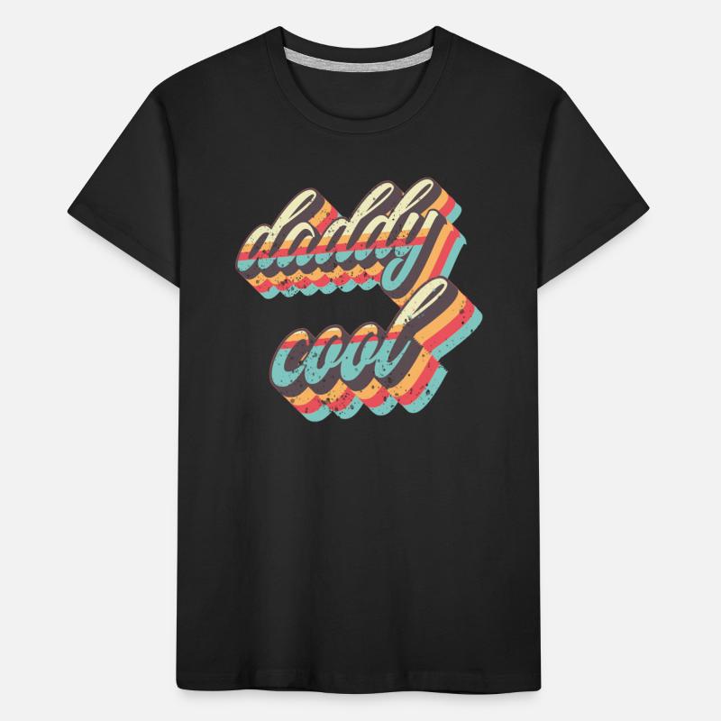 Sangles rétro Daddy Cool T-shirt bio Premium Enfant