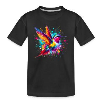 Colibri - T-shirt bio Premium Enfant - noir - Devant