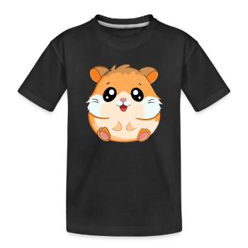 Hamster - T-shirt bio Premium Enfant - noir - Devant