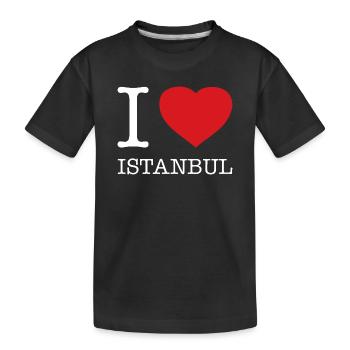 J’ADORE ISTANBUL - T-shirt bio Premium Enfant - noir - Devant