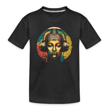 Bouddha - T-shirt bio Premium Enfant - noir - Devant