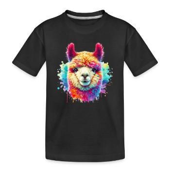 Alpaga - T-shirt bio Premium Enfant - noir - Devant