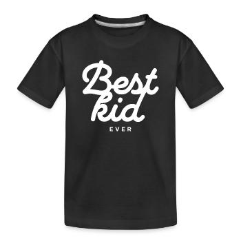 Bestes Comic-Design aller Zeiten - Kinder Premium Bio T-Shirt - Schwarz - Vorne