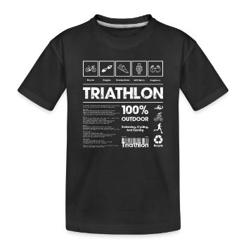 Outdoor Triathlon Spirit - T-shirt bio Premium Enfant - noir - Devant