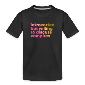 vampire - T-shirt bio Premium Enfant - noir - Devant