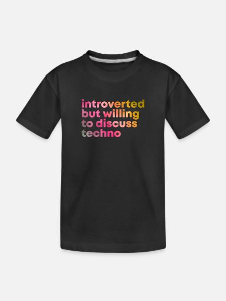 Techno Techno Techno - T-shirt bio Premium Enfant - noir