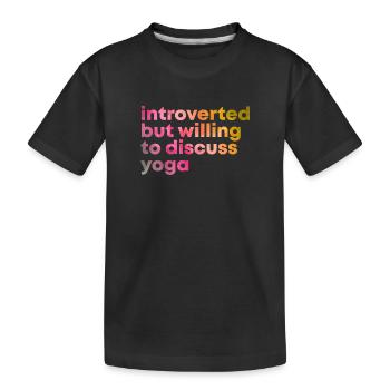 Yoga Yoga Yoga - T-shirt bio Premium Enfant - noir - Devant