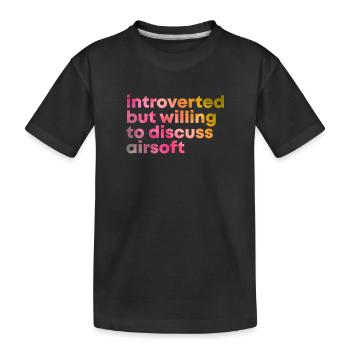 Airsoft Airsoft Airsoft - Kids' Premium Organic T-Shirt - black - Front