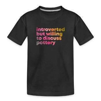Poterie Poterie Poterie - T-shirt bio Premium Enfant - noir - Devant
