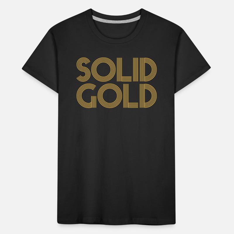 SOLID GOLD Kinder Premium Bio T-Shirt