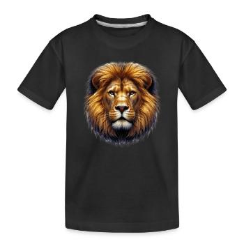Lion - T-shirt bio Premium Enfant - noir - Devant