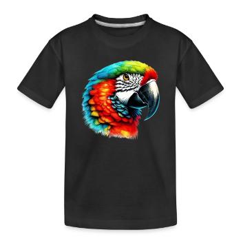 Perroquet - T-shirt bio Premium Enfant - noir - Devant