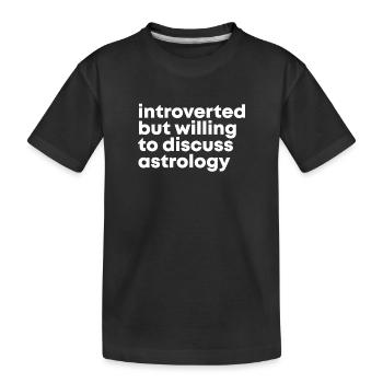 astrologie - T-shirt bio Premium Enfant - noir - Devant