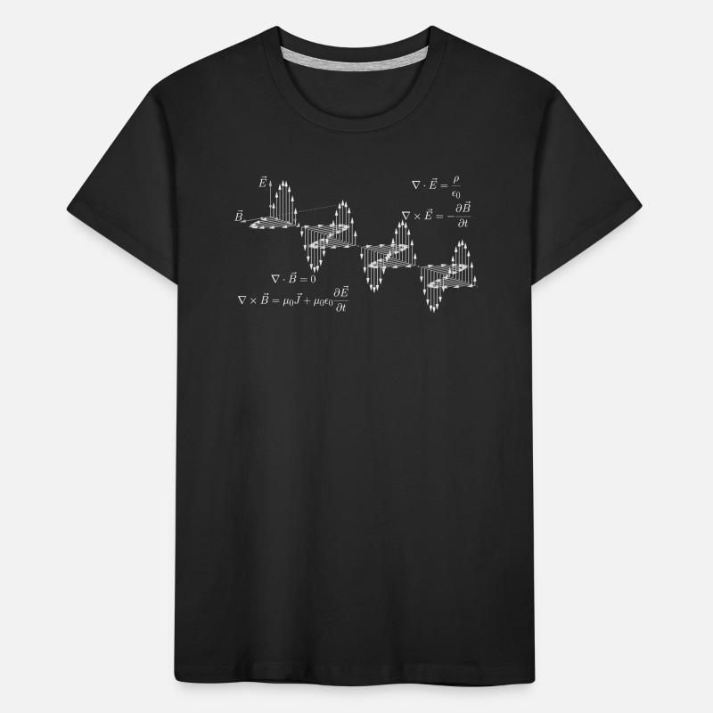 Équations de Maxwell T-shirt bio Premium Enfant